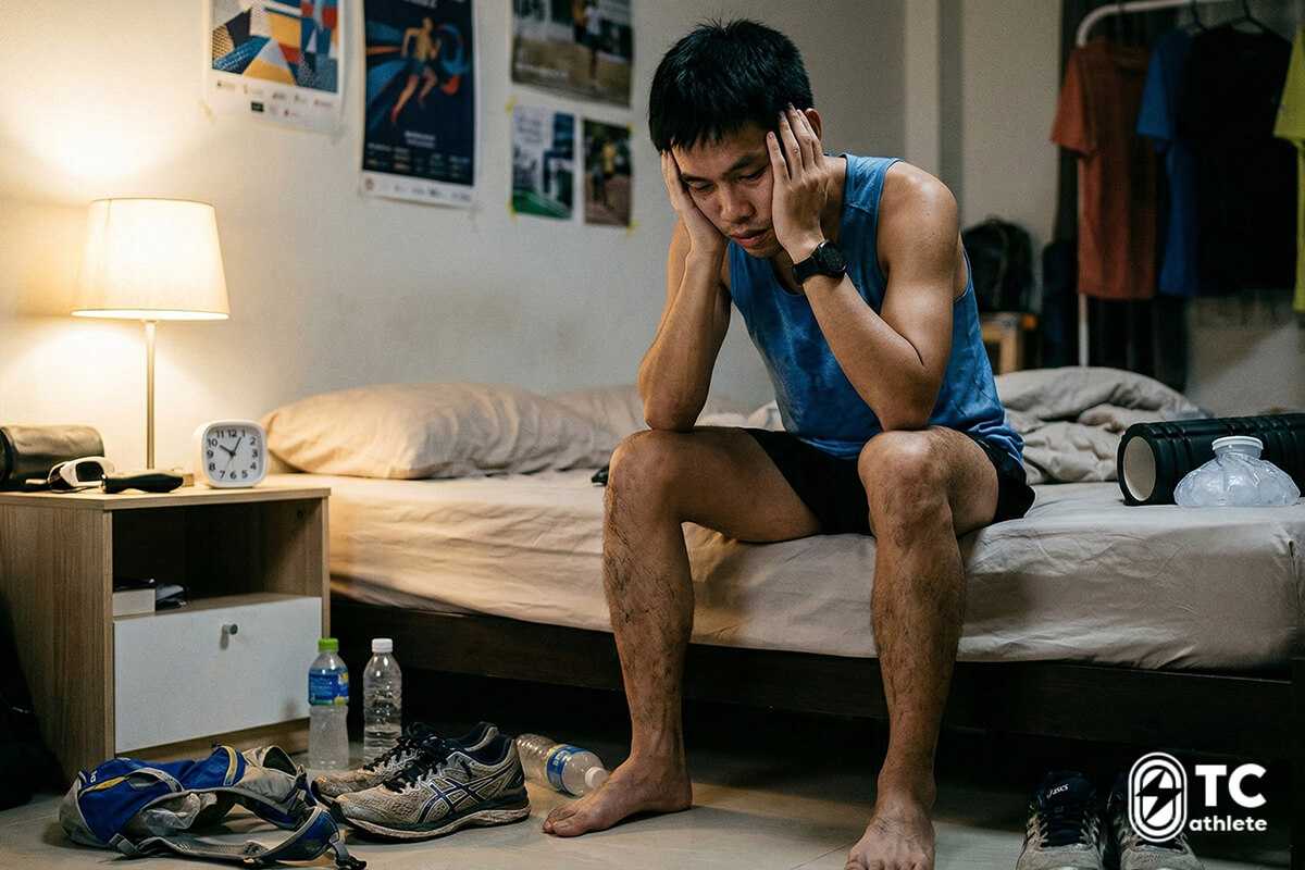 ผลกระทบของการพักผ่อนน้อยต่อการฟื้นตัวหลังซ้อมวิ่งหนัก