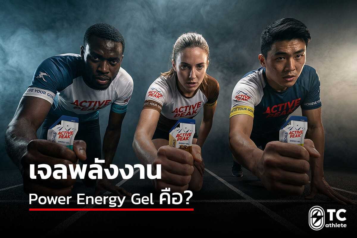 การใช้เจลพลังงานสำหรับนักวิ่งเพื่อเพิ่มประสิทธิภาพและไม่หมดแรงกลางทาง