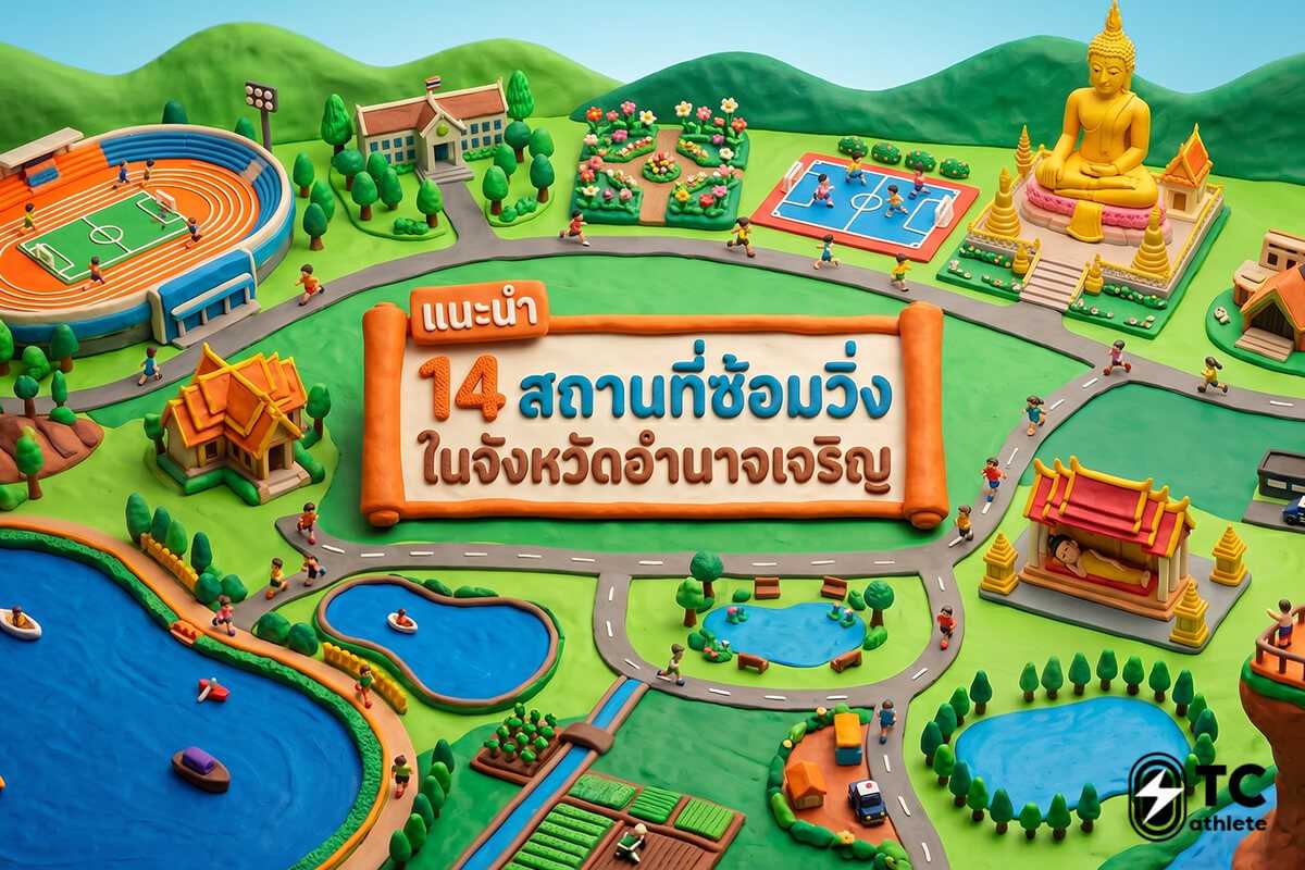 14 สถานที่ซ้อมวิ่งในจังหวัดอำนาจเจริญ