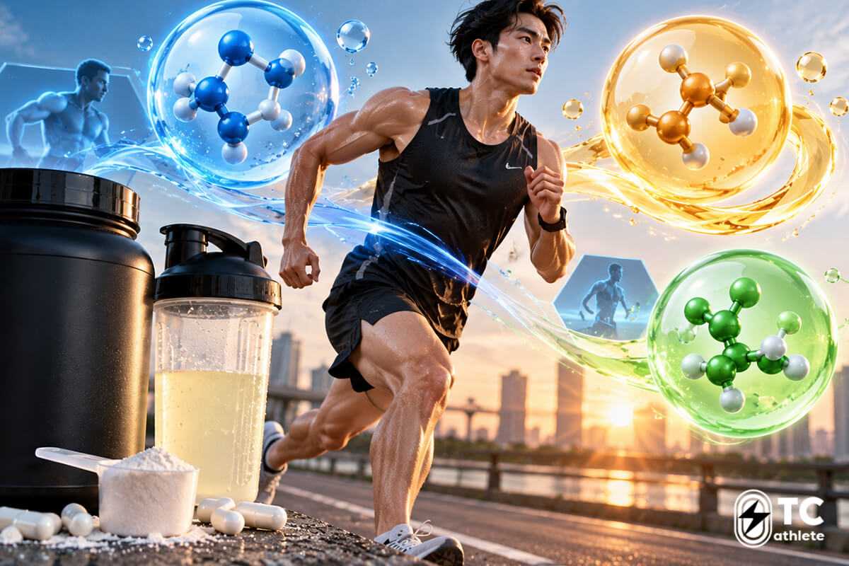 กรดอะมิโน BCAA 3 ชนิด ลิวซีน ไอโซลิวซีน และวาลีน