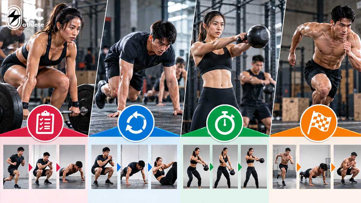 รูปแบบการฝึก CrossFit ด้วยโปรแกรม WOD AMRAP EMOM และ For Time จนถึงตอนนี้ การสนทนานี้มีประโยชน์ไหม