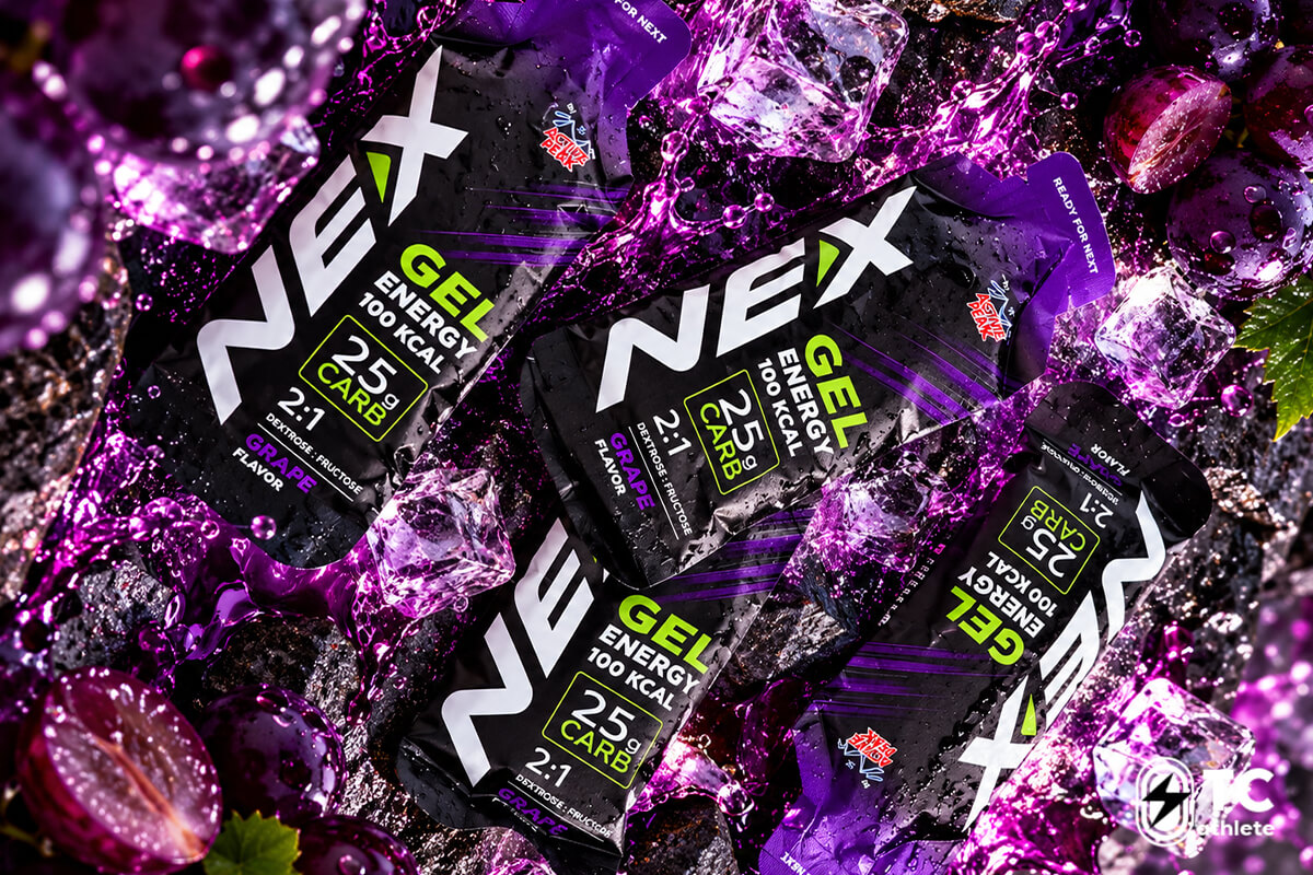 NEX Energy Gel ซองขนาดเล็ก พกพาสะดวก เปิดง่ายและรับประทานระหว่างวิ่ง